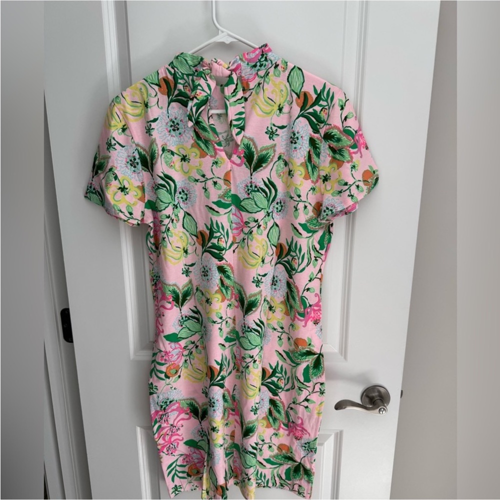 Lilly Pulitzer NWT Lilly Pulitzer Hallie Short Sleeve Dress Floral Size XL - Picture 10 of 12
